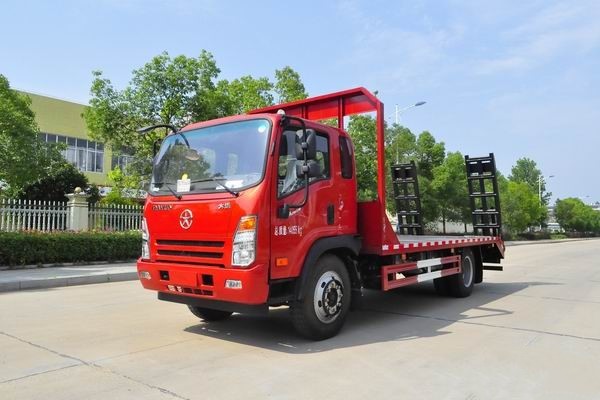 這款國(guó)六挖機(jī)平板運(yùn)輸車很火，關(guān)注沒(méi)？