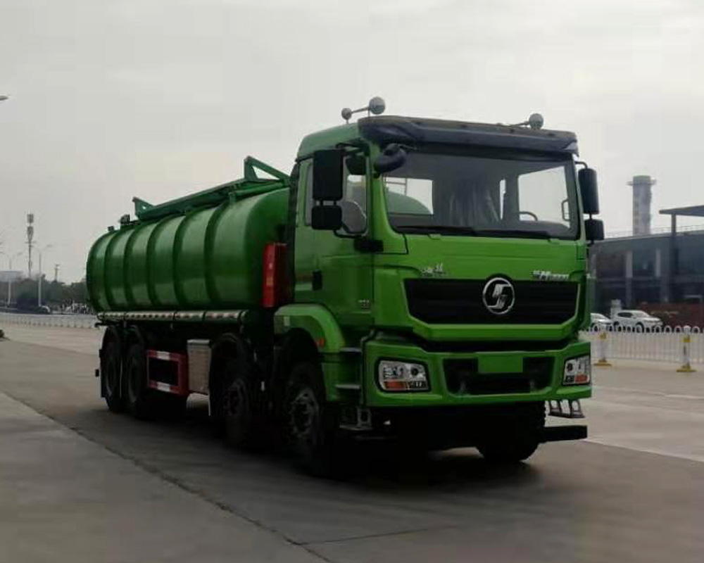 陜汽德龍后雙橋污泥自卸車(chē)