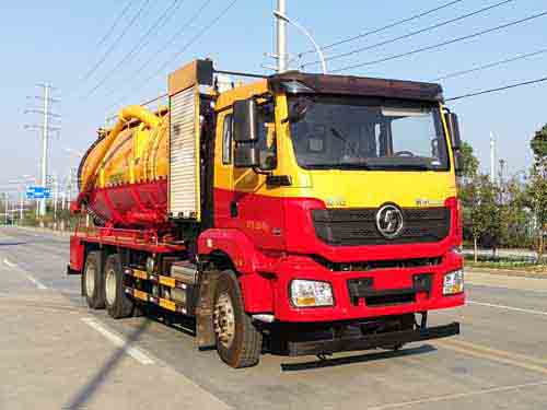 陜汽德龍后雙橋18立方聯(lián)合疏通車