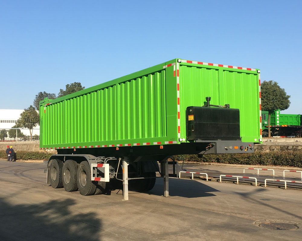 楚勝牌CSC9400ZLJ型垃圾轉(zhuǎn)運(yùn)半掛車